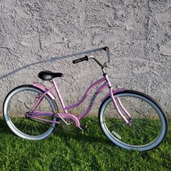 Women's Pink Kent City Cruiser 26" Beach Cruiser Bike Bicicleta 