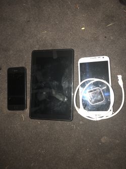 Several items firm on price. Samsung, iPhone, kindle , & smartwatch.