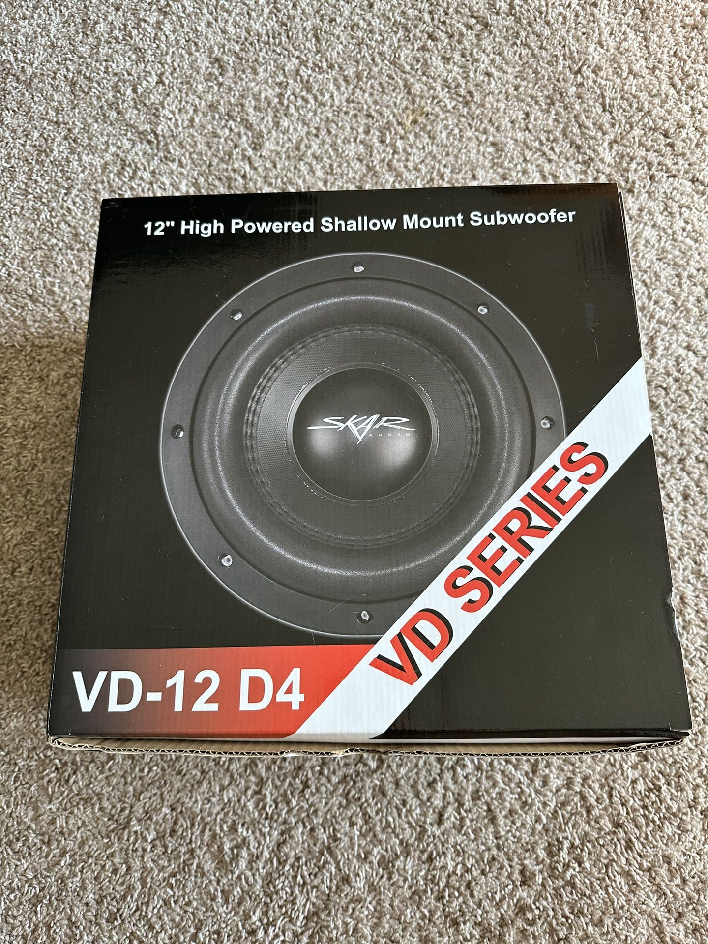 Skar Audio VD Series 12” High Powered Shallow Mount Subwoofer