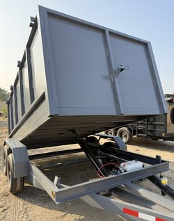 New 8x4x12 Diamond Walls Hydraulic Dump Trailer 💎