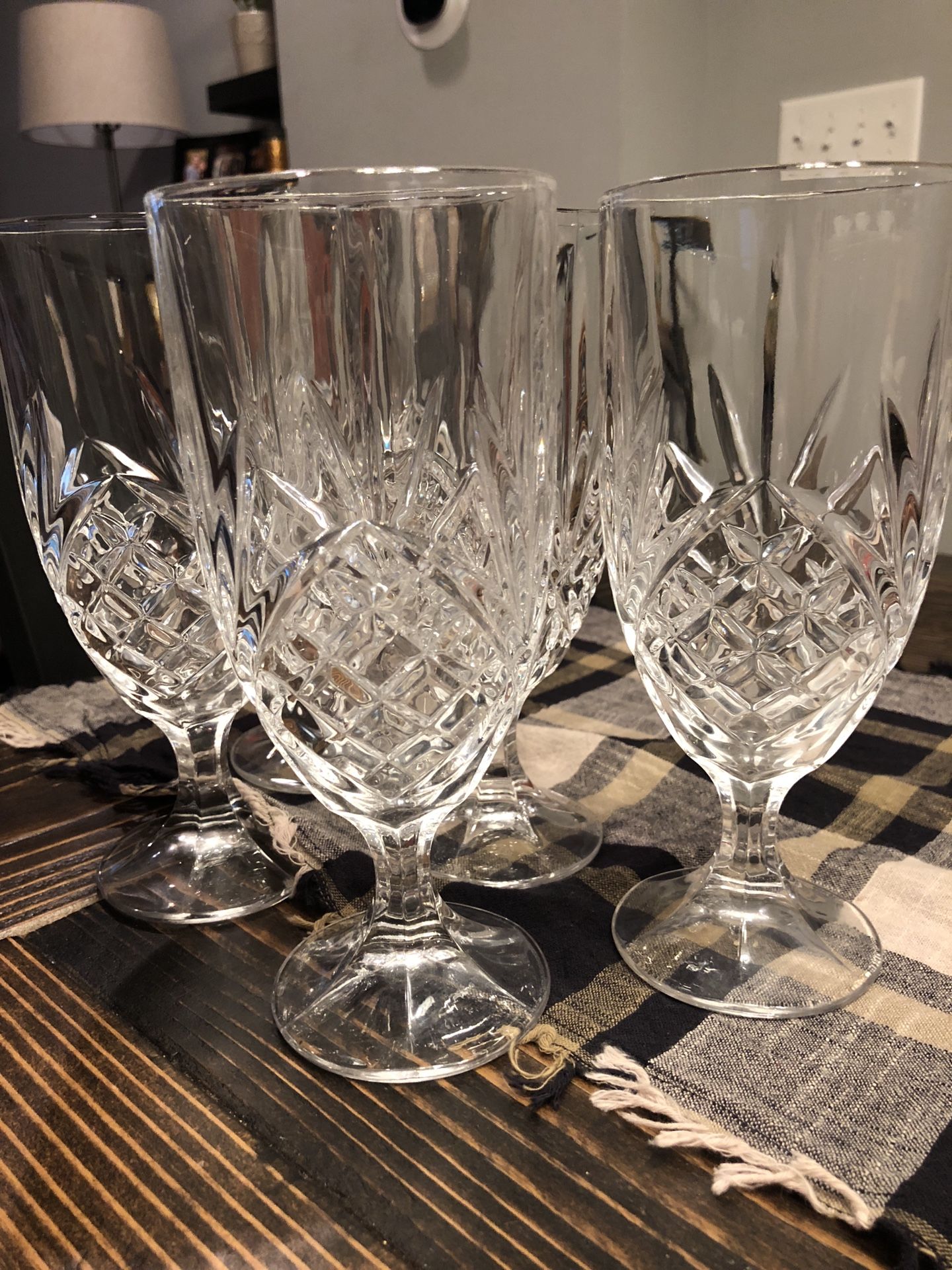5 Waterford Crystal Ice Beverage Glasses