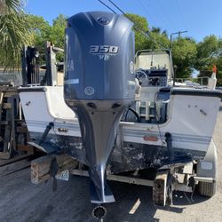 2008 Yamaha V8 350 HP 4-Stroke 25" Outboard Motor 