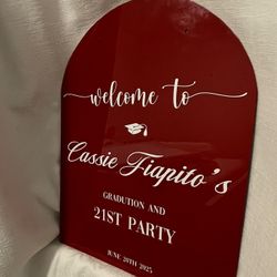 Customizable Acrylic Signage