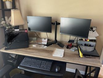 Desk With Keyboard tray For Sale $120 No Shipping