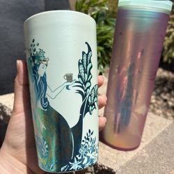 Starbucks Mermaid Coffee Tumblers!!