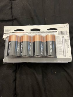 Duracell D Batteries 8-Pack – Long Lasting – New (D Size)