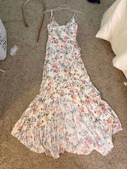 Floral Maxi Dress with Spaghetti Straps
