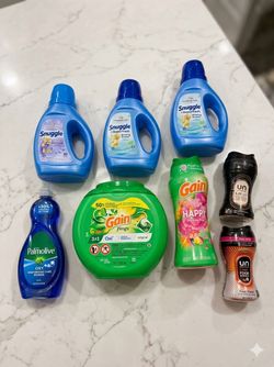 Laundry & Dish Soap Bundle – Gain, Snuggle, Palmolive