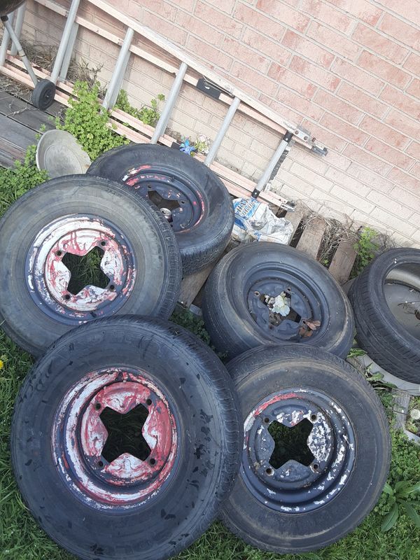 Mobile home and trailer wheels with tires for Sale in Waxahachie, TX OfferUp