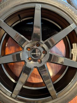RIMS AND TIRES 22"5X114.3 AND 5X112