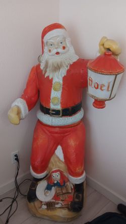 Poloron mechanical santa blowmold