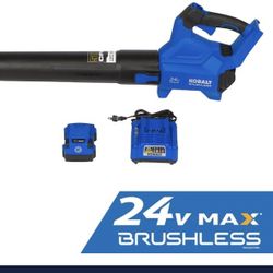 Kobalt 24-volt 500-CFM 120-MPH Battery Handheld Leaf Blower