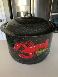 Large Enamel Pot