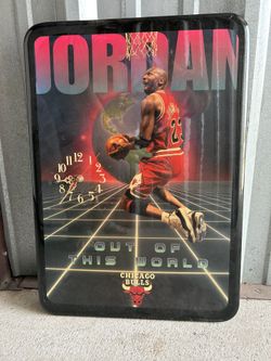 Michael Jordan Clock Vintage