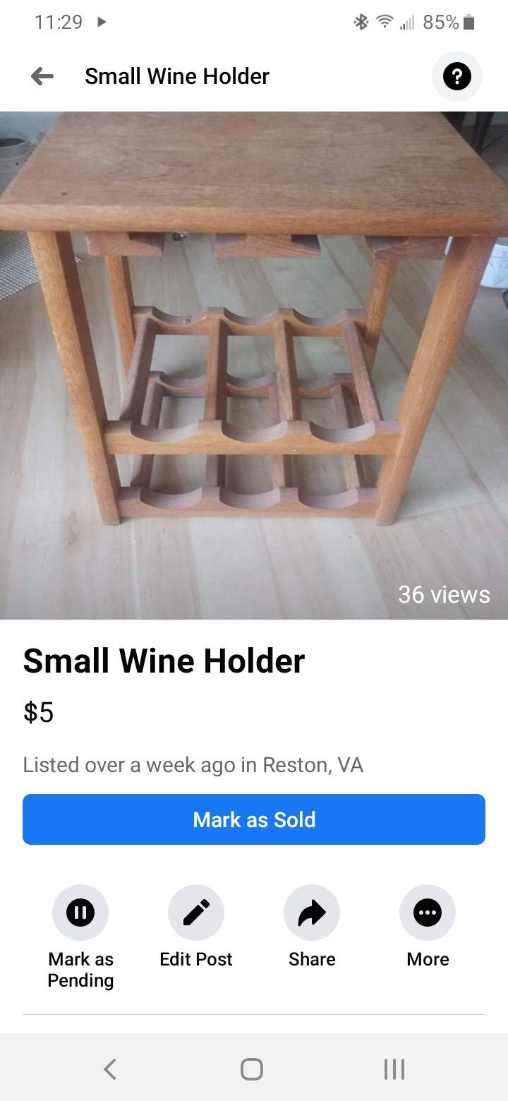 Small Wine Holder