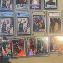 LeBron James, Kobe Bryant, seven rookie cards and all