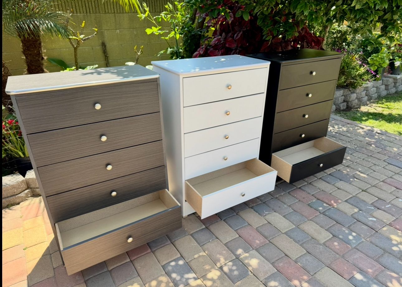New Chest Dresser Five Drawers New 
