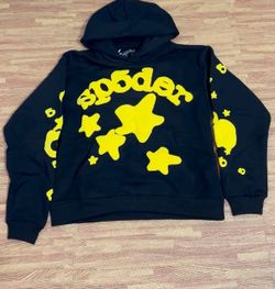 Sp5der sweater yellow and black