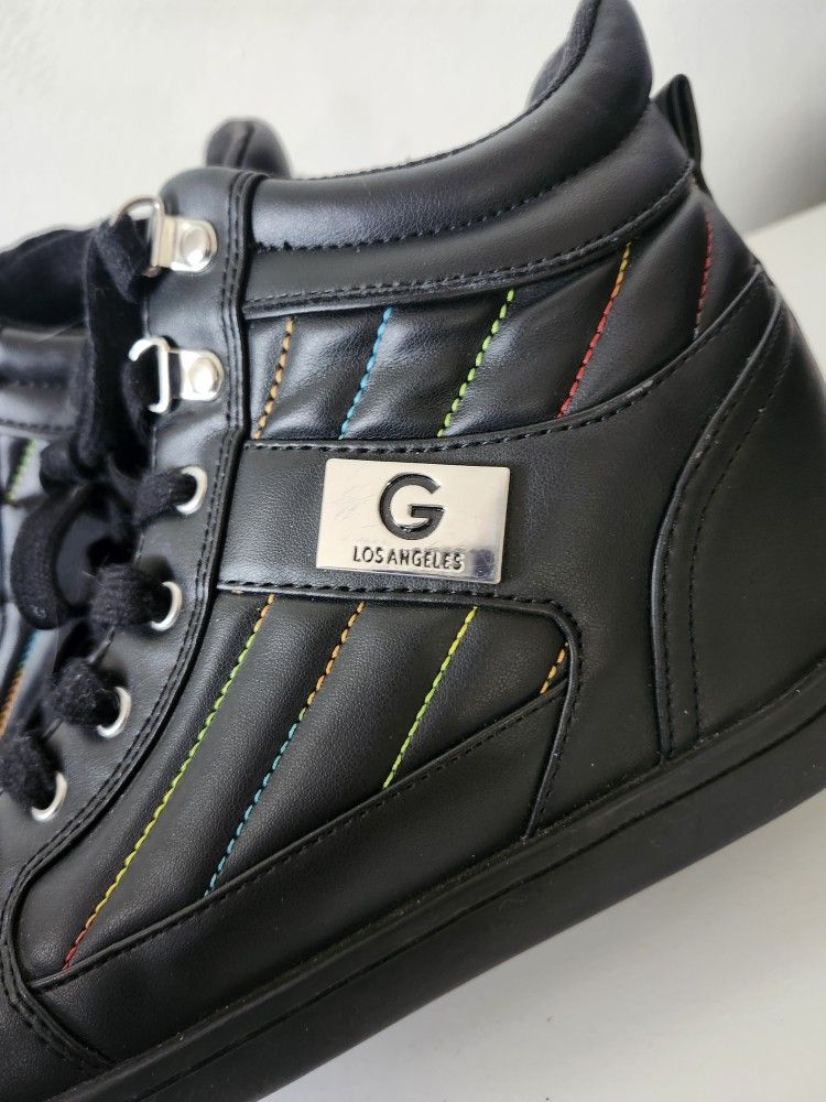  G Los Angeles By Guess Black High-Top Shoes