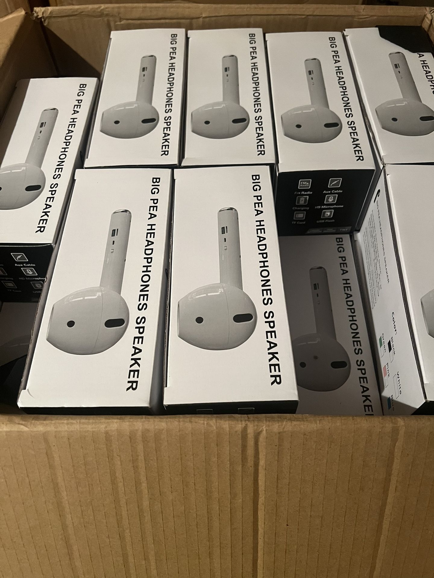 Giant Bluetooth FM Headset Speakers Qty 320 Speakers
