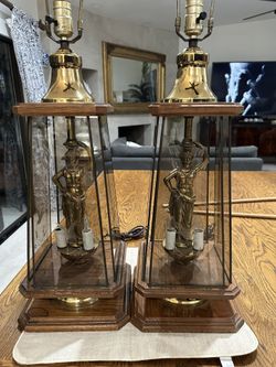 Pair Of Vintage Lamps