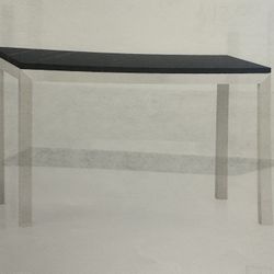 Parsons Black Marble Top/ Stainless Steel Base