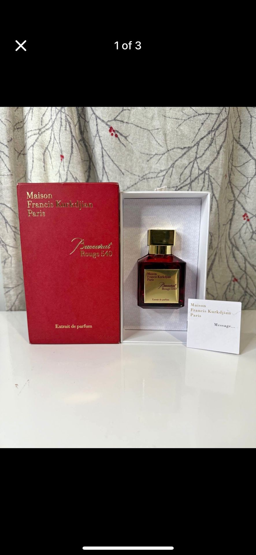 Maison Francis Kurkdjian Baccarat Rouge 540 Extrait de Parfum – 70ml