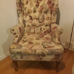 Floral Armchair