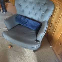 Chair Blue Pillow Not included. FREE! 