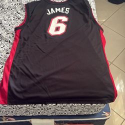Used LeBron James Miami Heat Jersey In Good Terms Xl