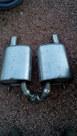 Ford mustang silenciador set modelo F1-8388 R-L