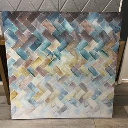 39 1/2 By 39 1/2 Modern Painting 