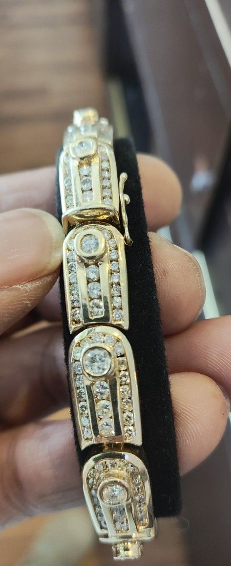 Men's Natural Diamond Bracelet