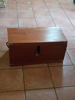 Wooden Storage Chest - Moving Sale