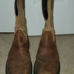 ariat work boots nonsteel toe size 14ee western 