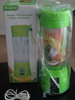 Portable Rechargeable Battery Juice Blender 380ml