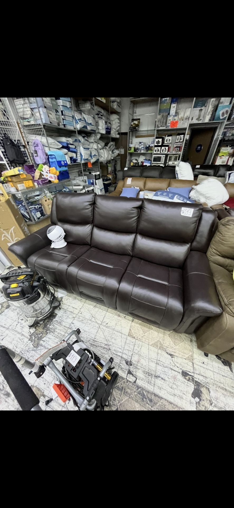 Brown Leather Recliner From Costco