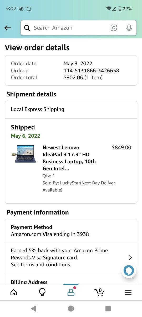 Lenovo Ideapad 3 17.3" HD
