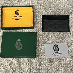 Goyard Card Holder - Black 