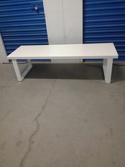 White bench $ 100