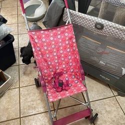 Pink Umbrella Stroller