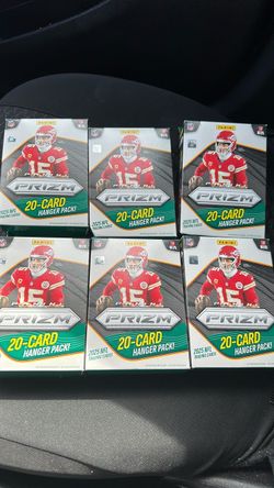 2025 Panini Prizm NFL Trading Cards Hanger Pack