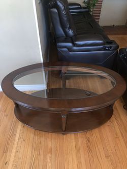 Glass table decoration