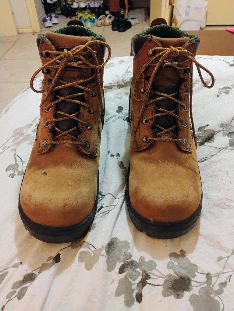 Red Wing Steel Toe Men's Work Boots 
