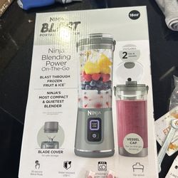 Ninja black portable blender