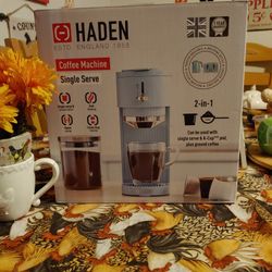 Haden Single Serve Coffee Machine