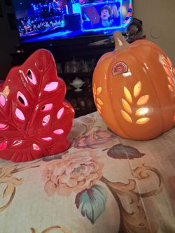 Large light up  autumn  decor 10.00 each