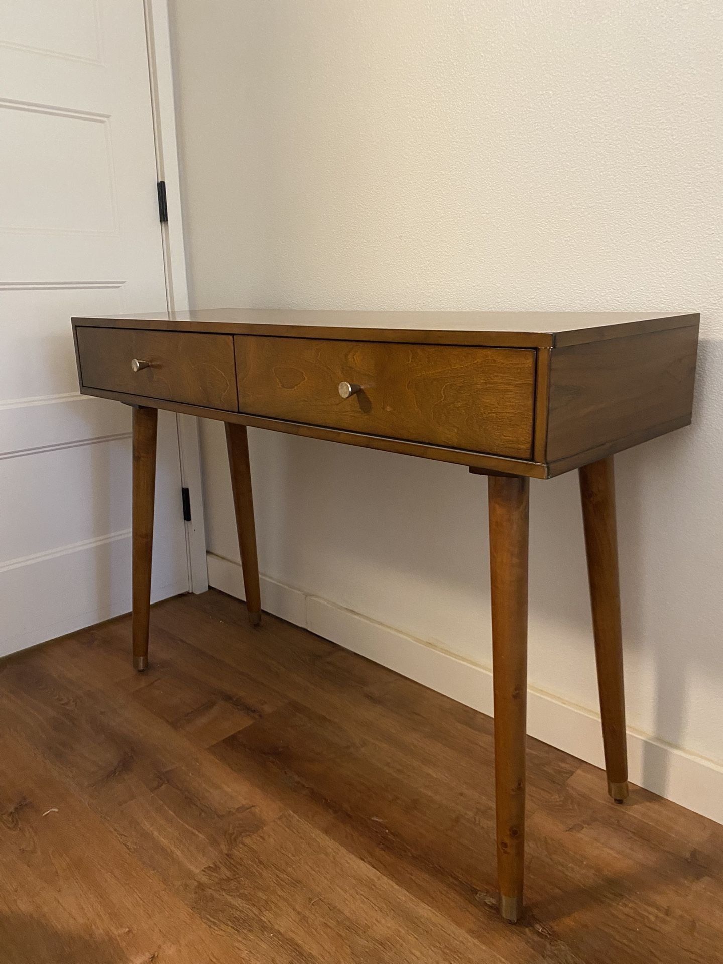 MCM style console table