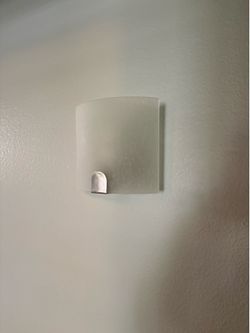 Wall Sconce - Brushed Nickel + Frosted Glass