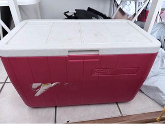 Coleman cooler ice chest with handles - $20